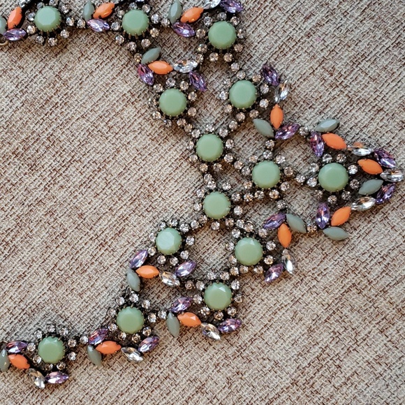 J. Crew Crystal Lattice Necklace - Picture 3 of 10